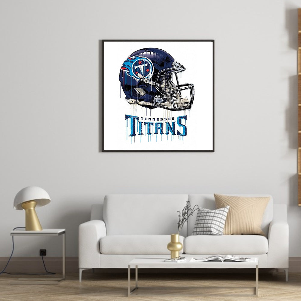 Tennessee Titans Football Team - Full Round Drill Diamond Painting 50*50CM