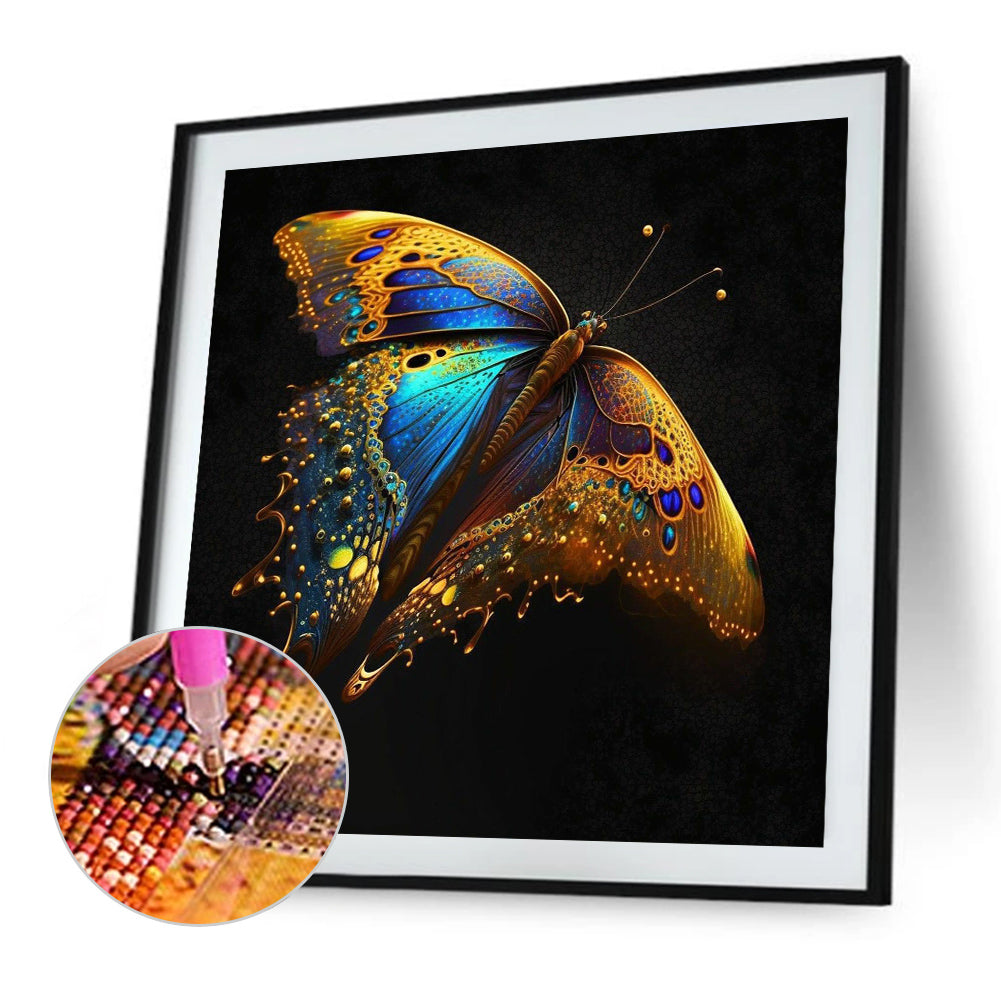 Glorious Butterfly - Full Round Drill Diamond Painting 30*30CM