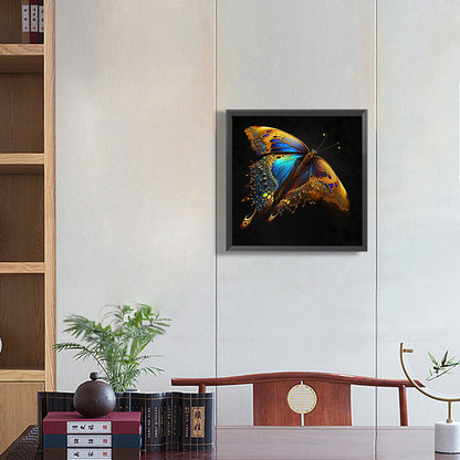 Glorious Butterfly - Full Round Drill Diamond Painting 30*30CM