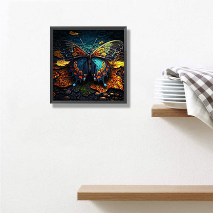 Glorious Butterfly - Full Round Drill Diamond Painting 30*30CM