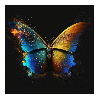 Glorious Butterfly - Full Round Drill Diamond Painting 30*30CM