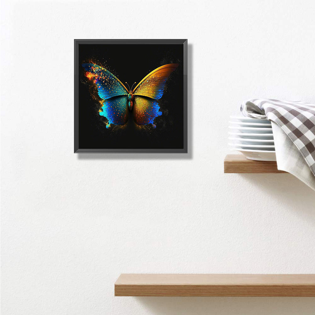 Glorious Butterfly - Full Round Drill Diamond Painting 30*30CM