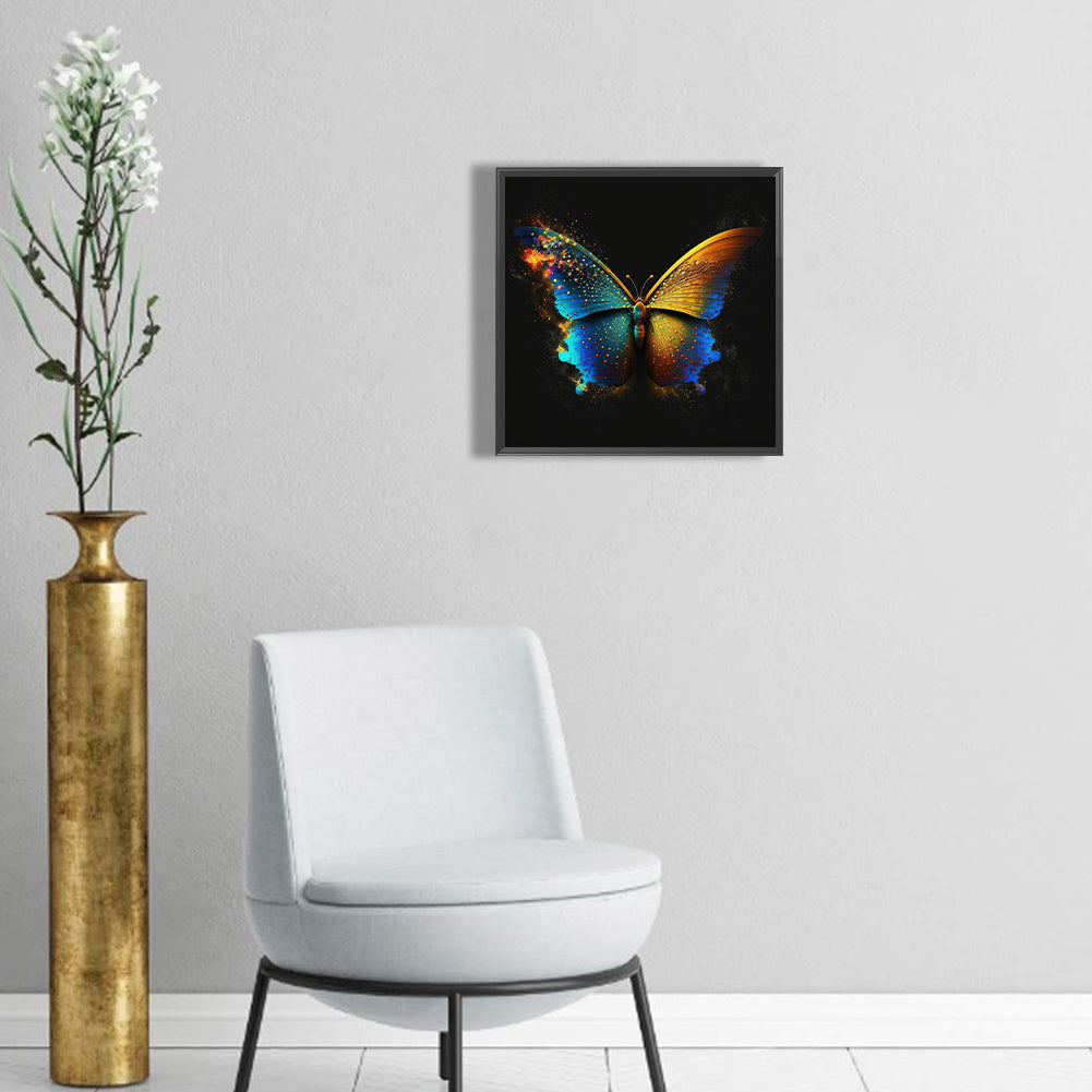 Glorious Butterfly - Full Round Drill Diamond Painting 30*30CM