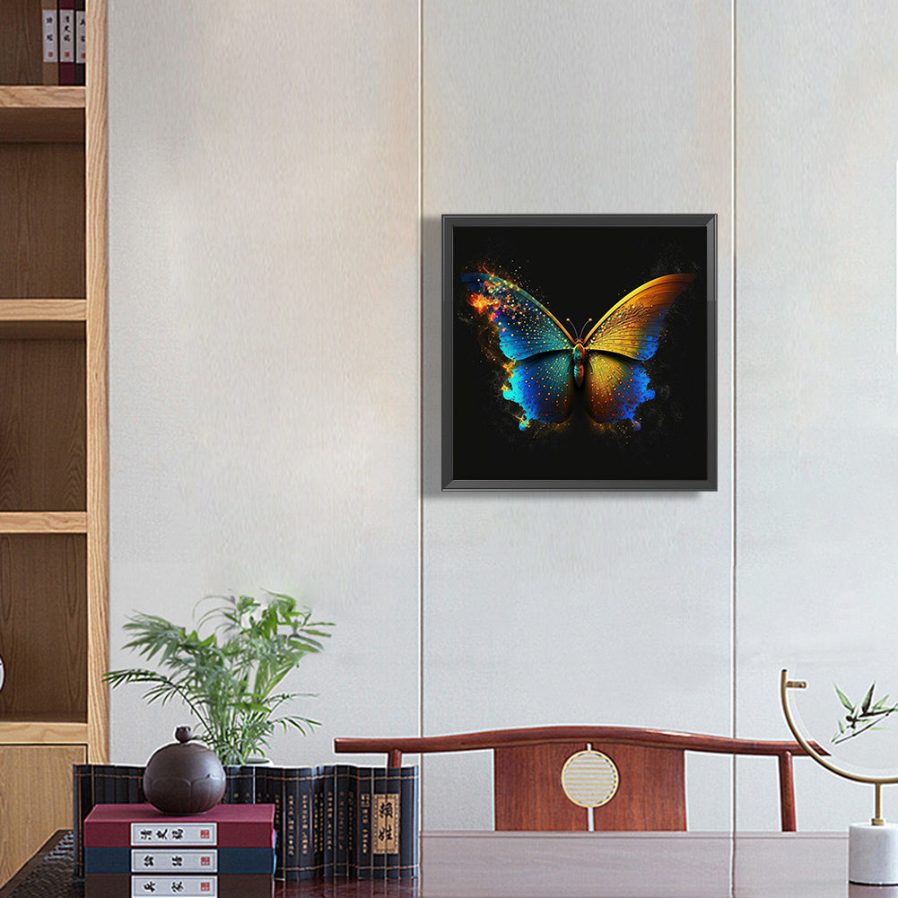 Glorious Butterfly - Full Round Drill Diamond Painting 30*30CM