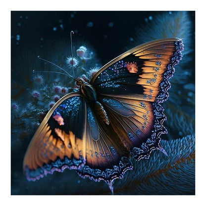 Glorious Butterfly - Full Round Drill Diamond Painting 30*30CM