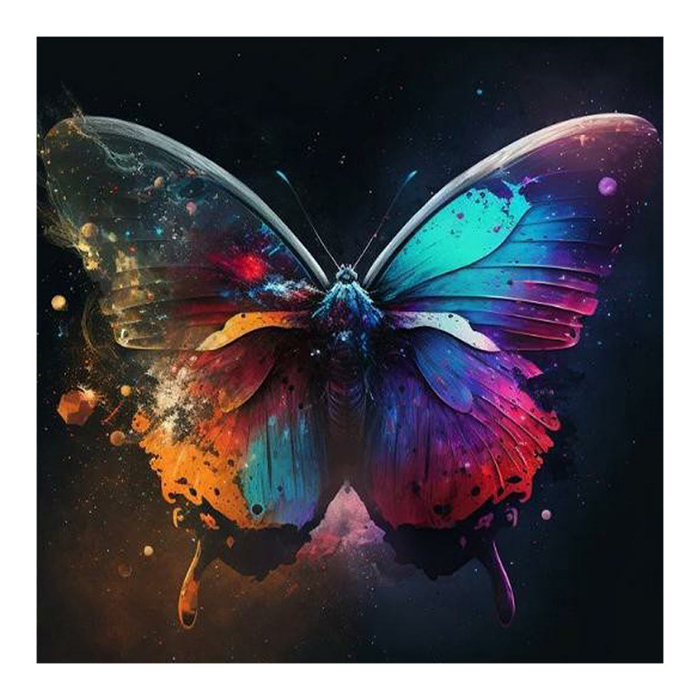 Glorious Butterfly - Full Round Drill Diamond Painting 30*30CM