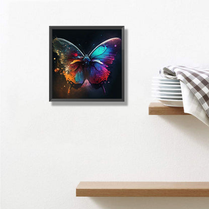 Glorious Butterfly - Full Round Drill Diamond Painting 30*30CM