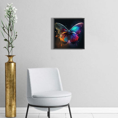 Glorious Butterfly - Full Round Drill Diamond Painting 30*30CM