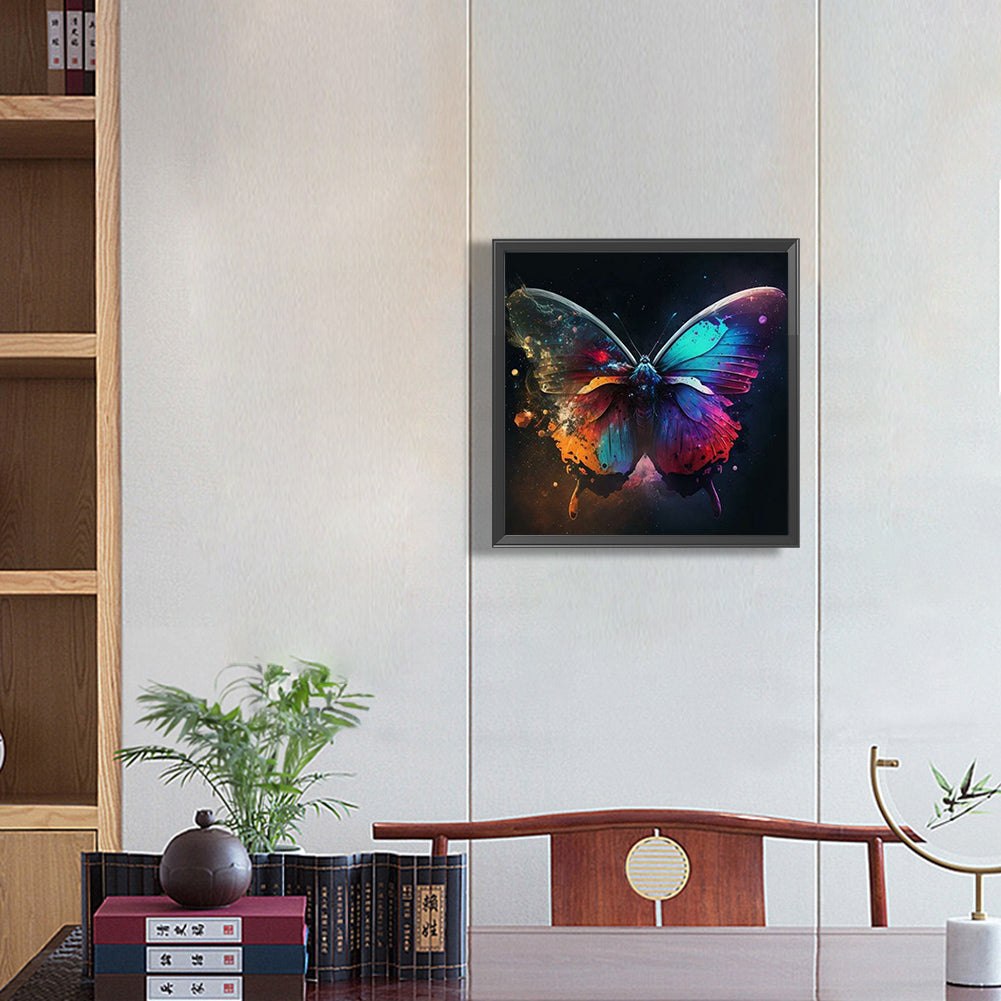 Glorious Butterfly - Full Round Drill Diamond Painting 30*30CM