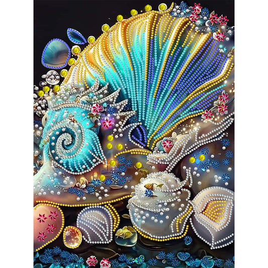 Dream Shell - Special Shaped Drill Diamond Painting 30*40CM