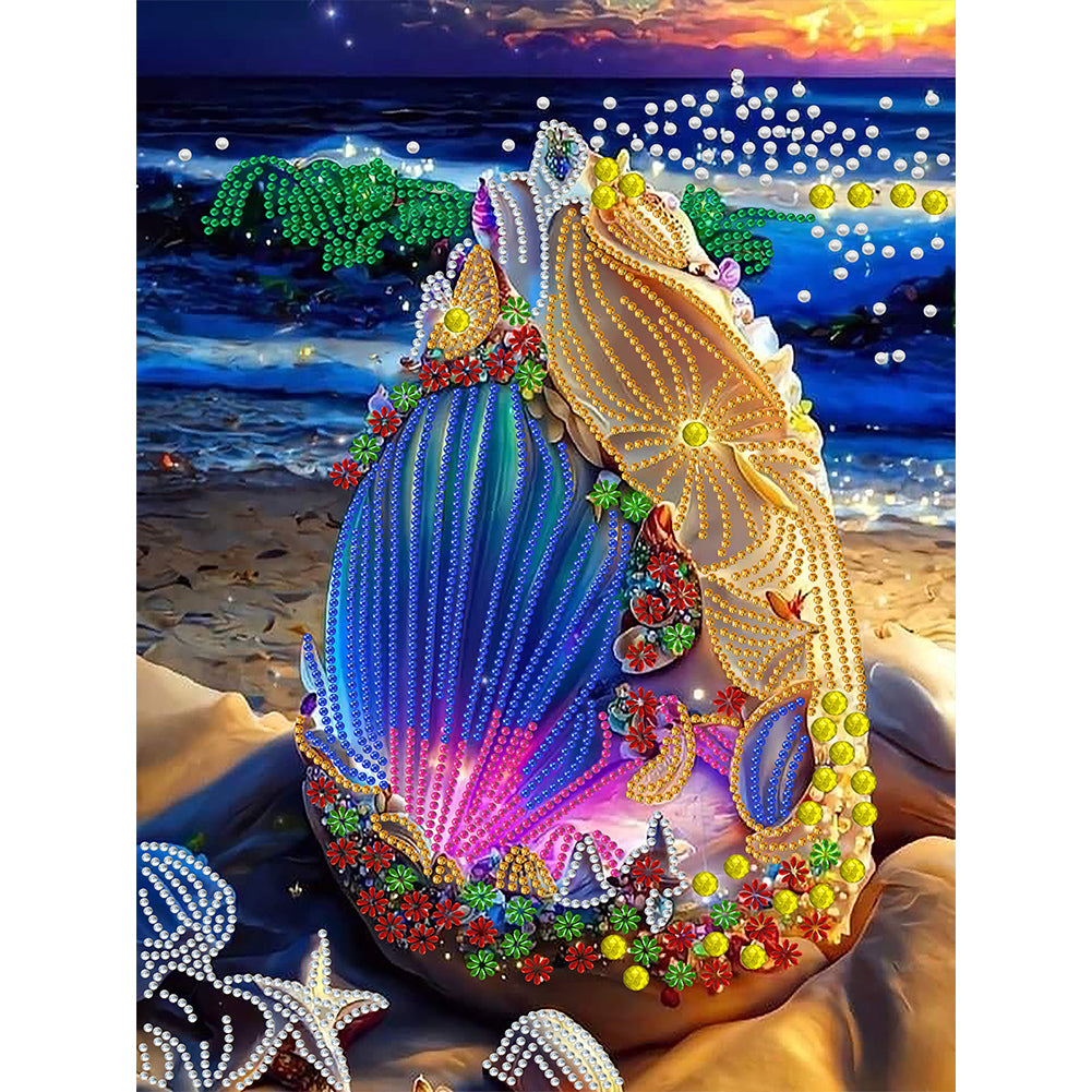 Dream Shell - Special Shaped Drill Diamond Painting 30*40CM