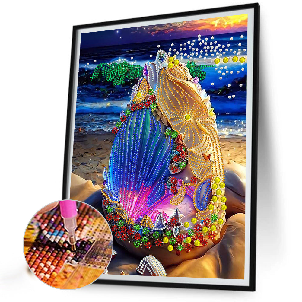 Dream Shell - Special Shaped Drill Diamond Painting 30*40CM