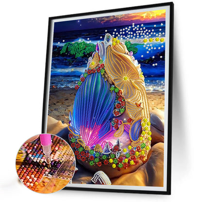 Dream Shell - Special Shaped Drill Diamond Painting 30*40CM