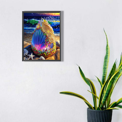 Dream Shell - Special Shaped Drill Diamond Painting 30*40CM