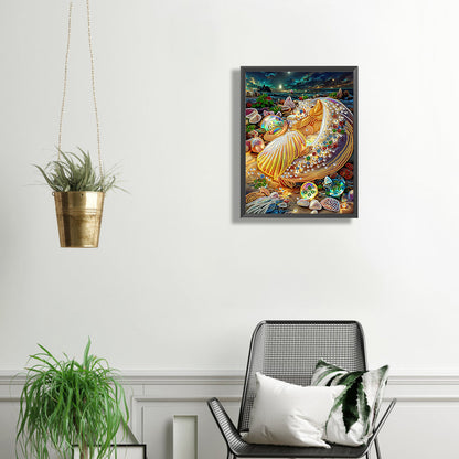 Dream Shell - Special Shaped Drill Diamond Painting 30*40CM