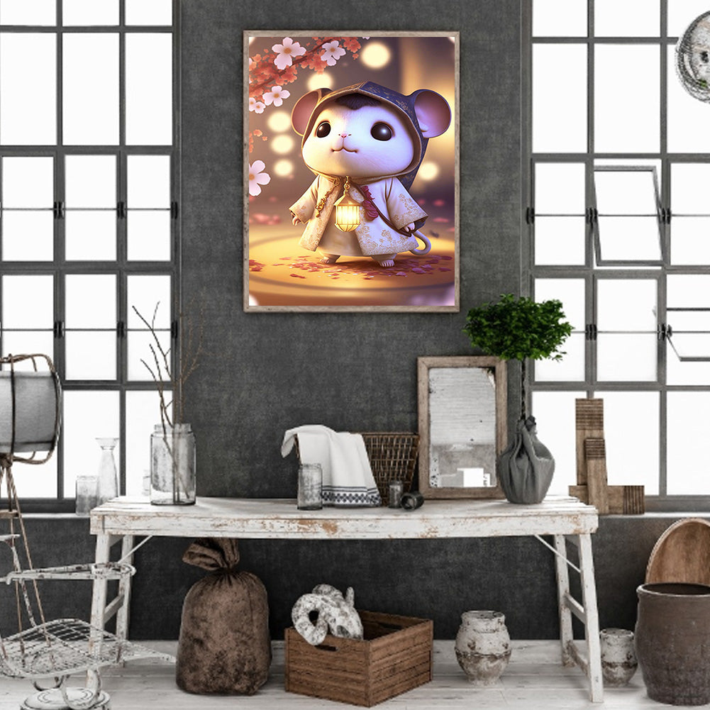 Little Mouse - Full Round Drill Diamond Painting 30*40CM