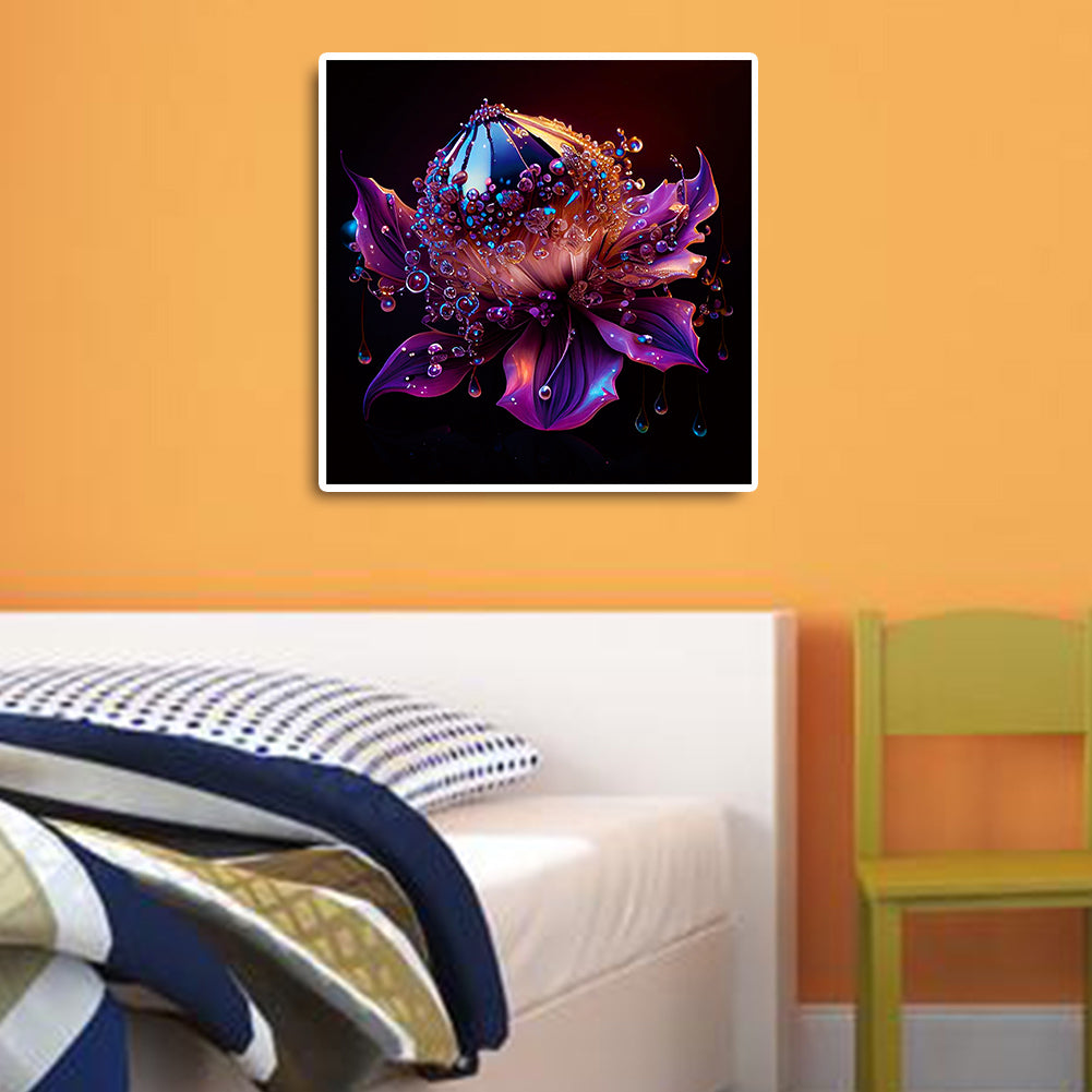 Crystal Flower - Full Round Drill Diamond Painting 30*30CM