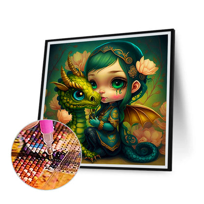 Elf Girl - Full Round Drill Diamond Painting 30*30CM