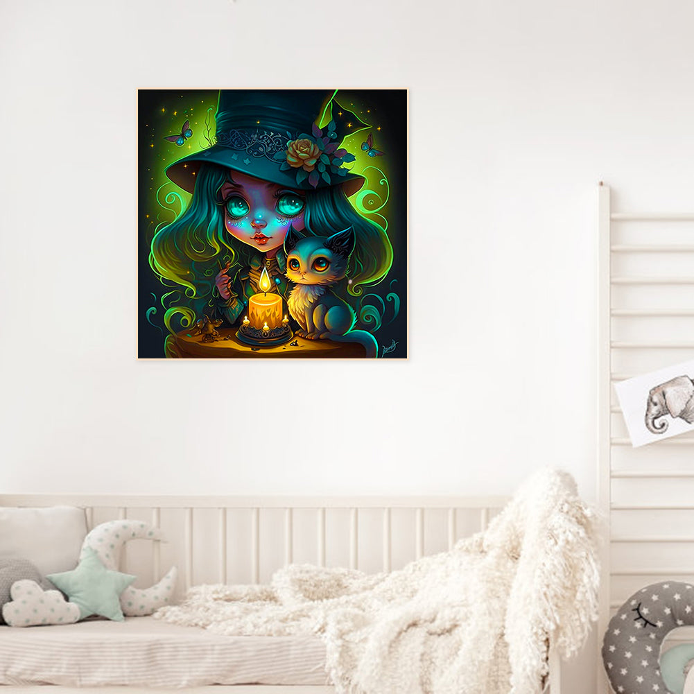 Elf Girl - Full Round Drill Diamond Painting 30*30CM