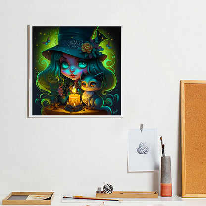 Elf Girl - Full Round Drill Diamond Painting 30*30CM