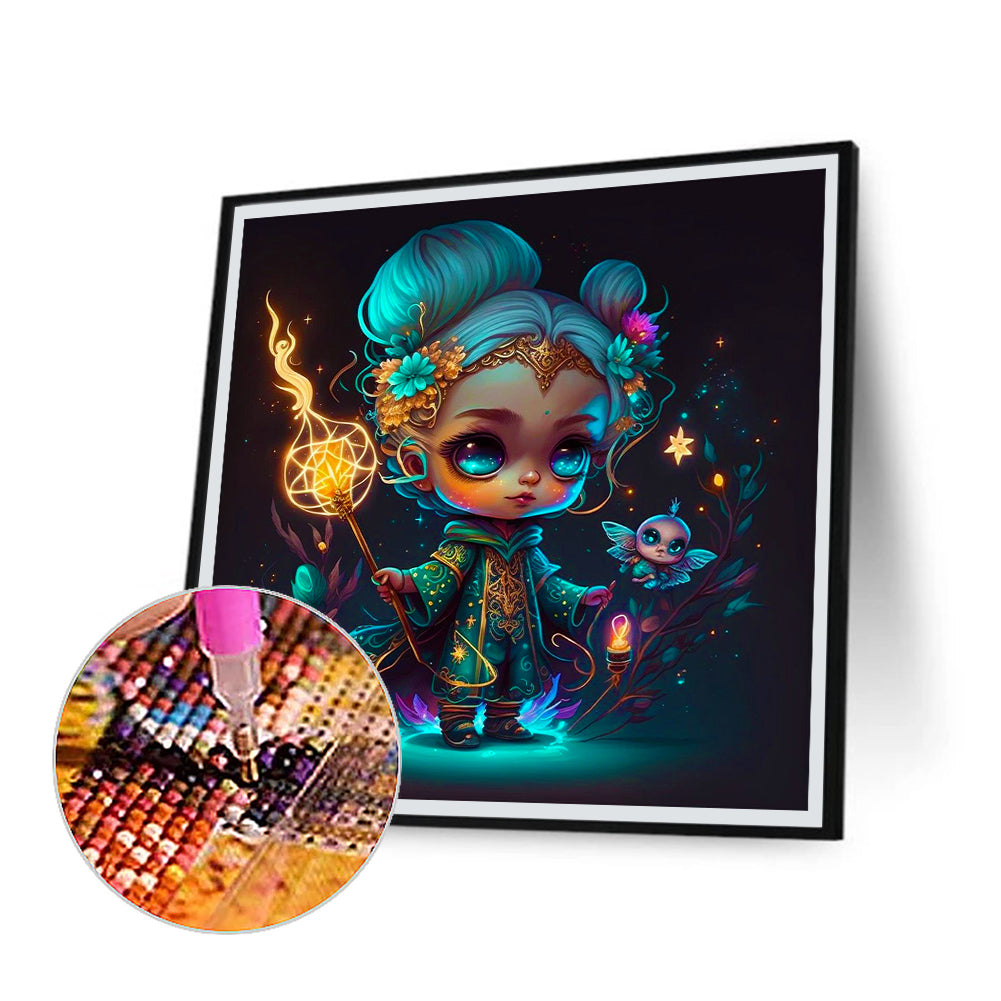 Elf Girl - Full Round Drill Diamond Painting 30*30CM