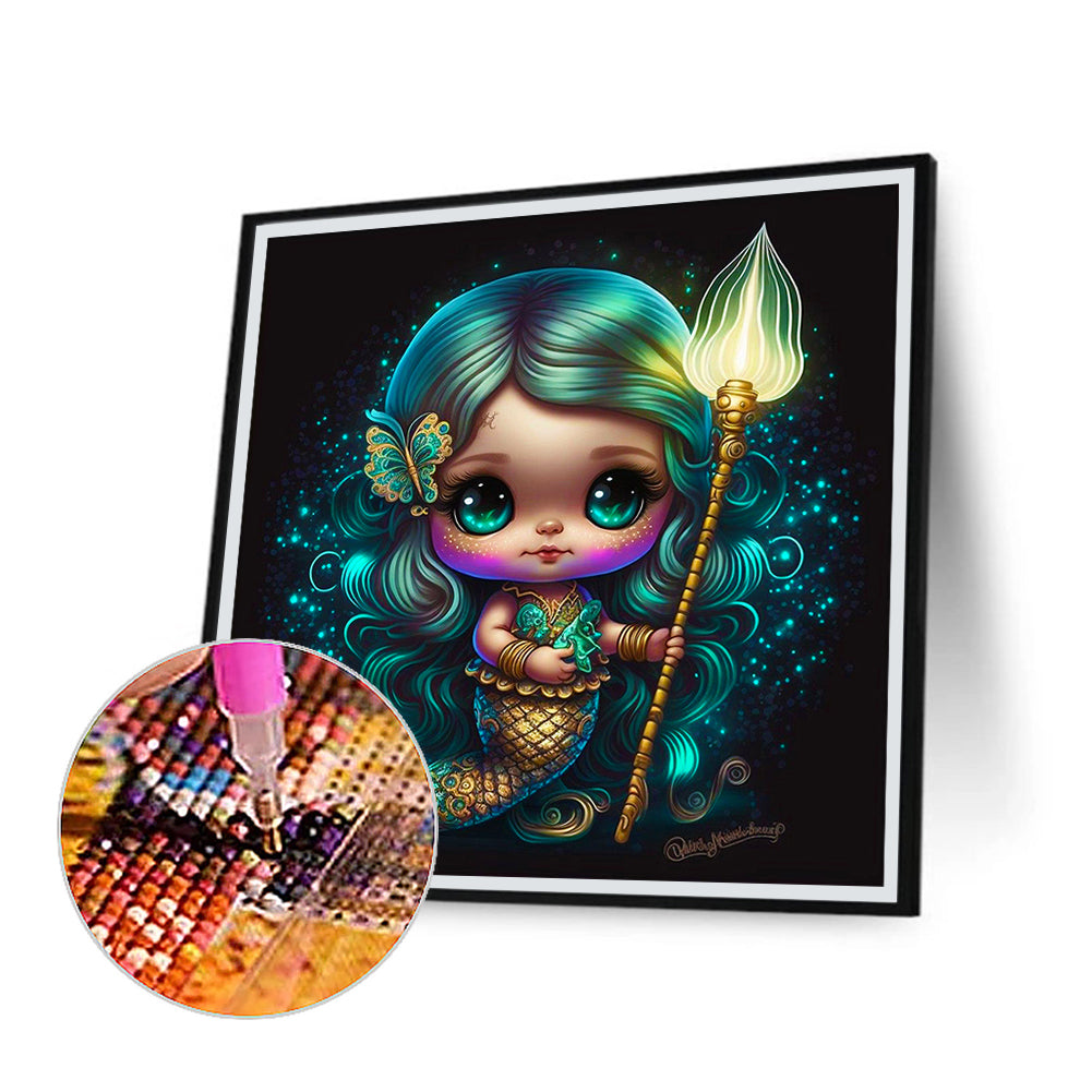 Elf Girl - Full Round Drill Diamond Painting 30*30CM