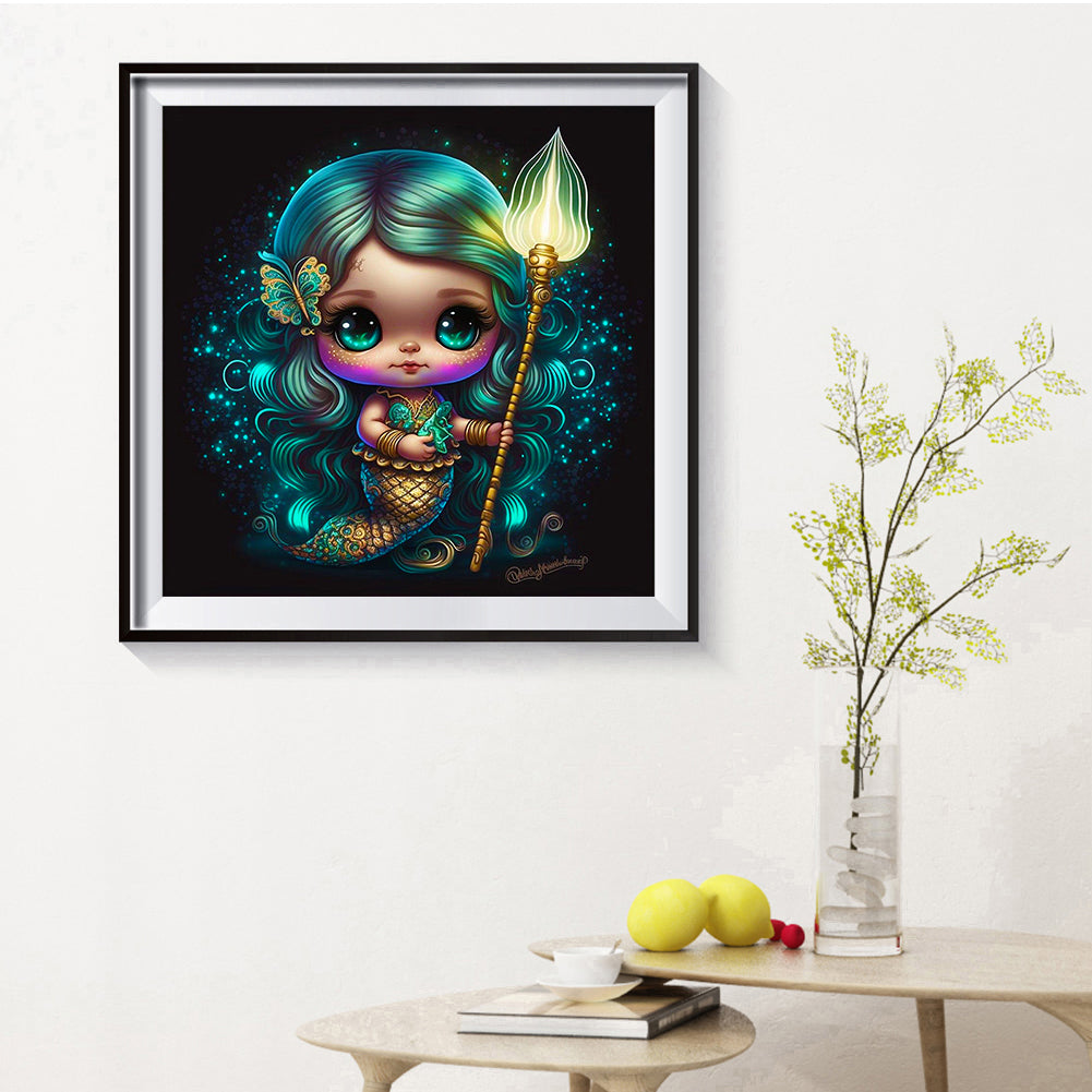 Elf Girl - Full Round Drill Diamond Painting 30*30CM