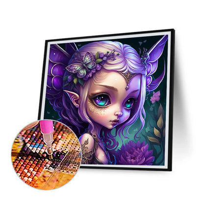 Elf Girl - Full Round Drill Diamond Painting 30*30CM