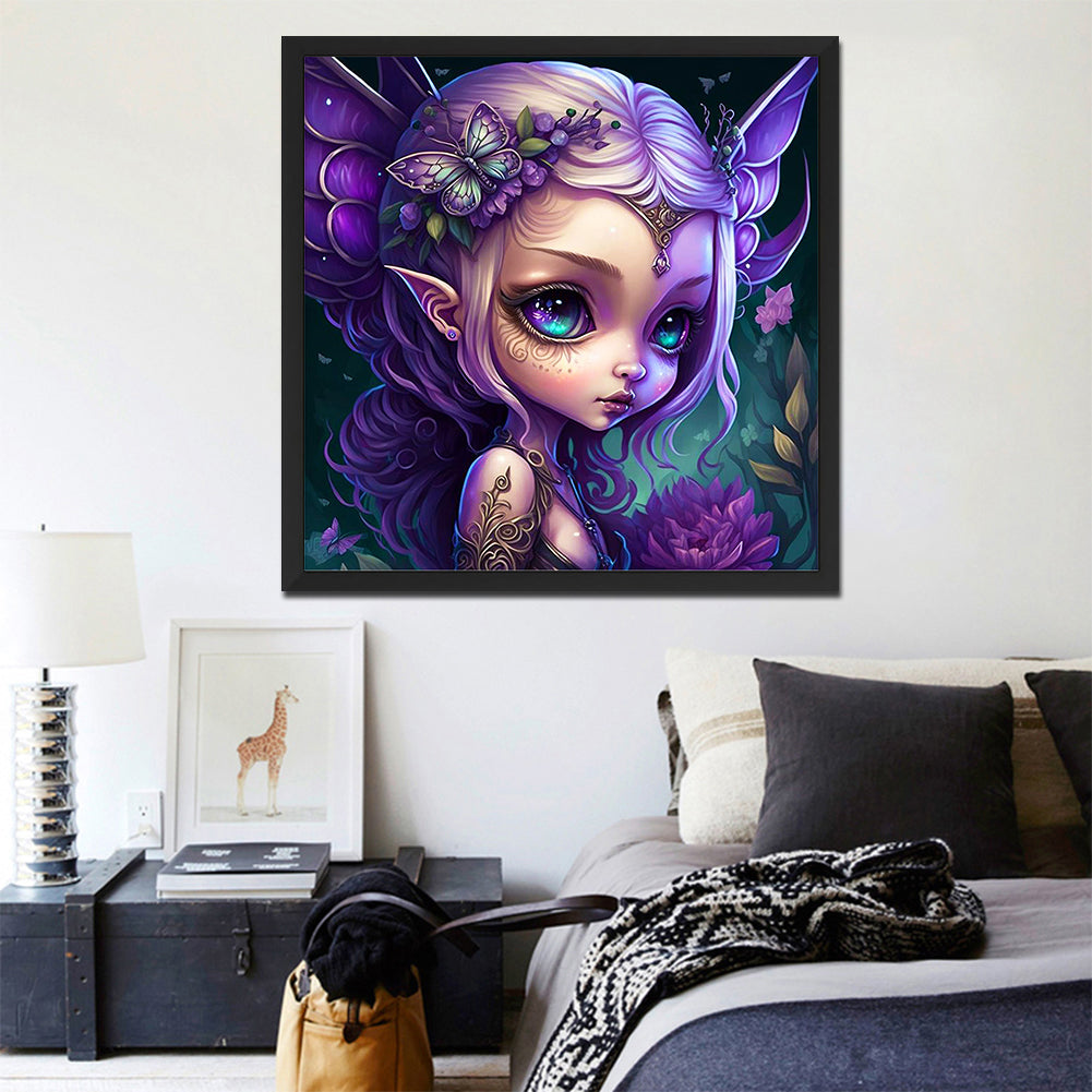 Elf Girl - Full Round Drill Diamond Painting 30*30CM