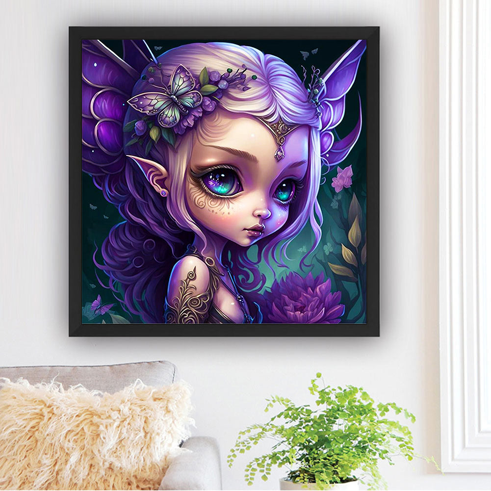 Elf Girl - Full Round Drill Diamond Painting 30*30CM