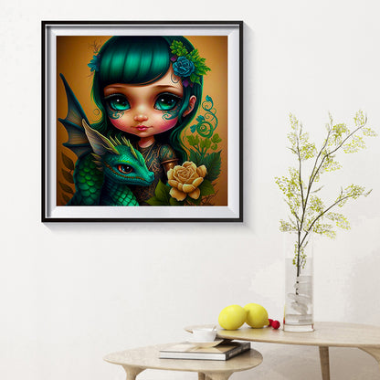 Elf Girl - Full Round Drill Diamond Painting 30*30CM