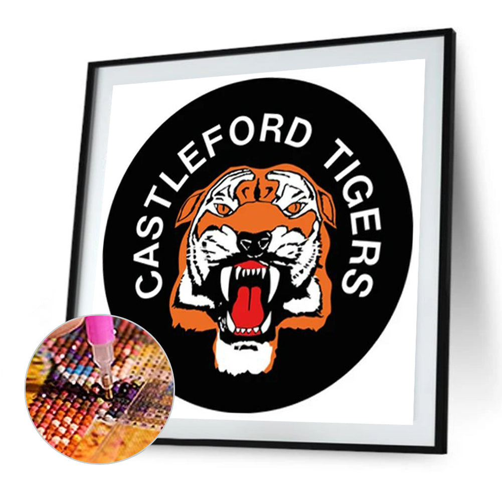 Castleford Tiger - Full Round Drill Diamond Painting 30*30CM