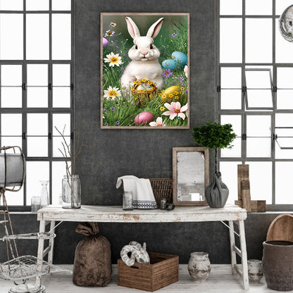 Easter Egg Bunny - Full Round Drill Diamond Painting 30*40CM