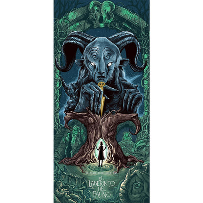 Pan'S Labyrinth Poster - Full Round Drill Diamond Painting 30*60CM