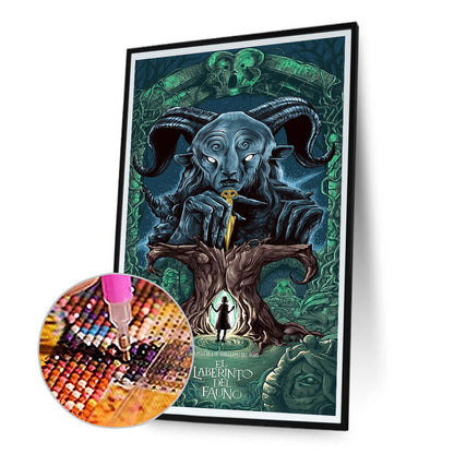 Pan'S Labyrinth Poster - Full Round Drill Diamond Painting 30*60CM