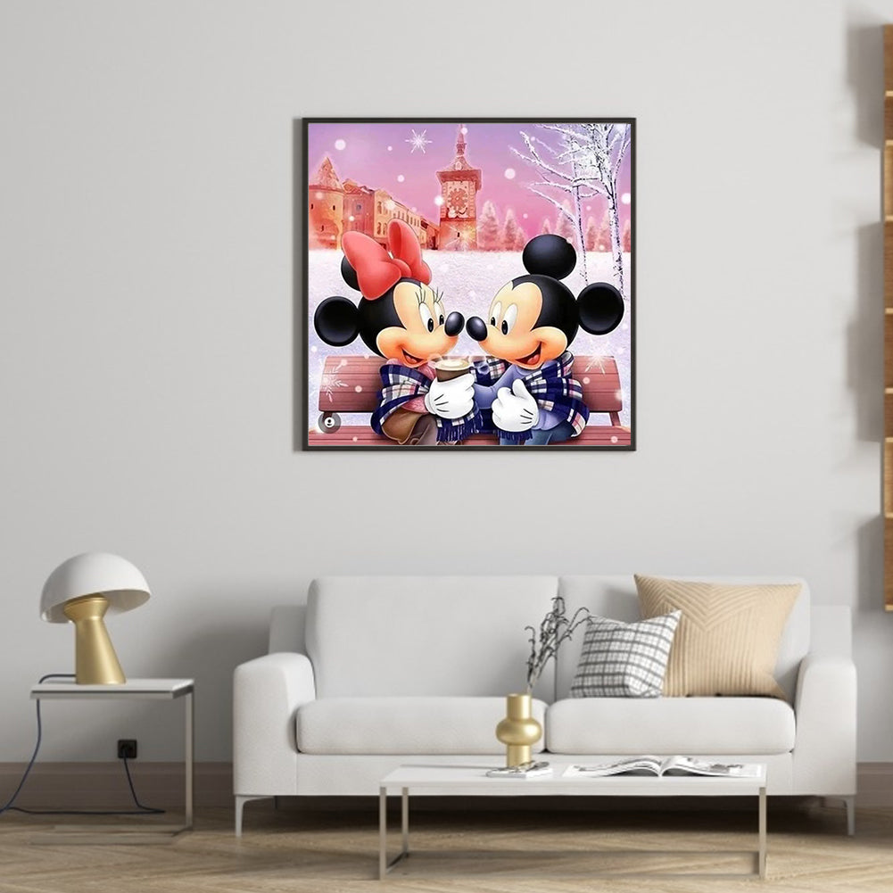 Mickey Mouse - Full Round Drill Diamond Painting 30*30CM