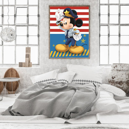 Mickey Mouse - Full Round Drill Diamond Painting 30*40CM