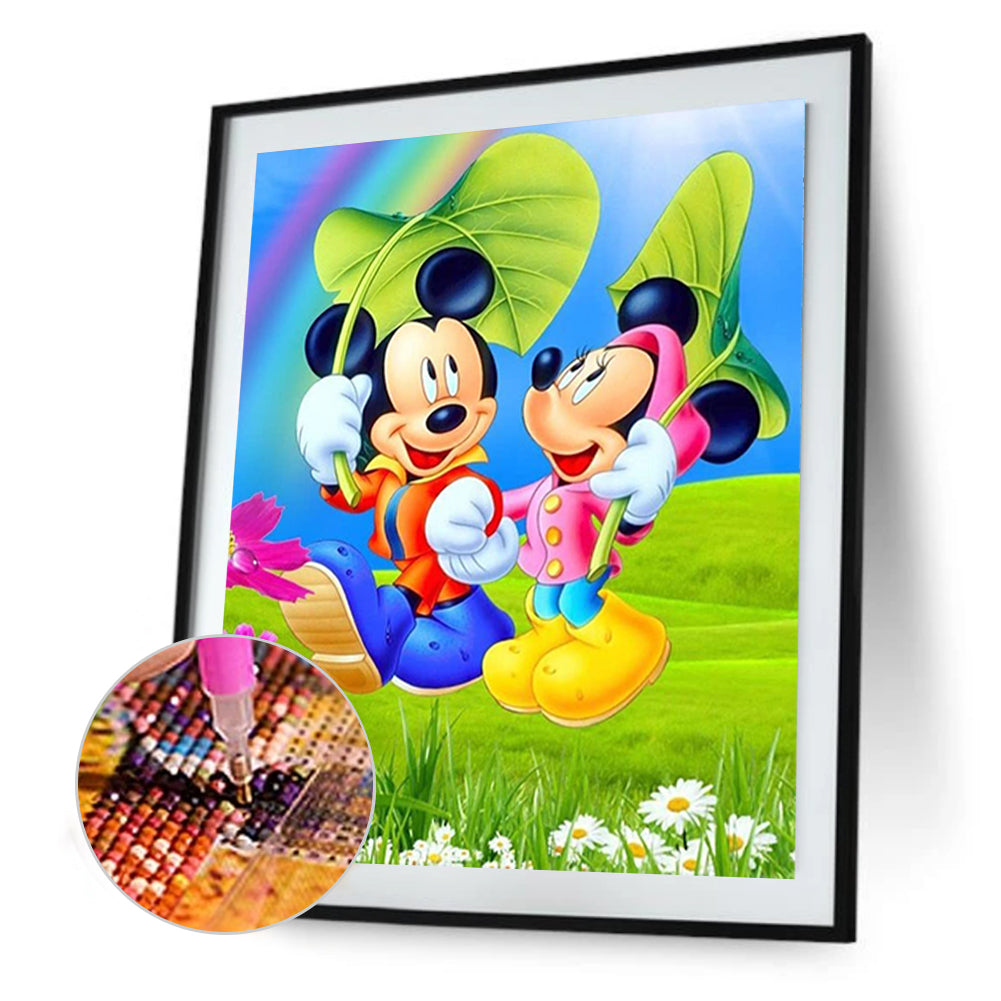 Mickey Mouse - Full Round Drill Diamond Painting 30*40CM