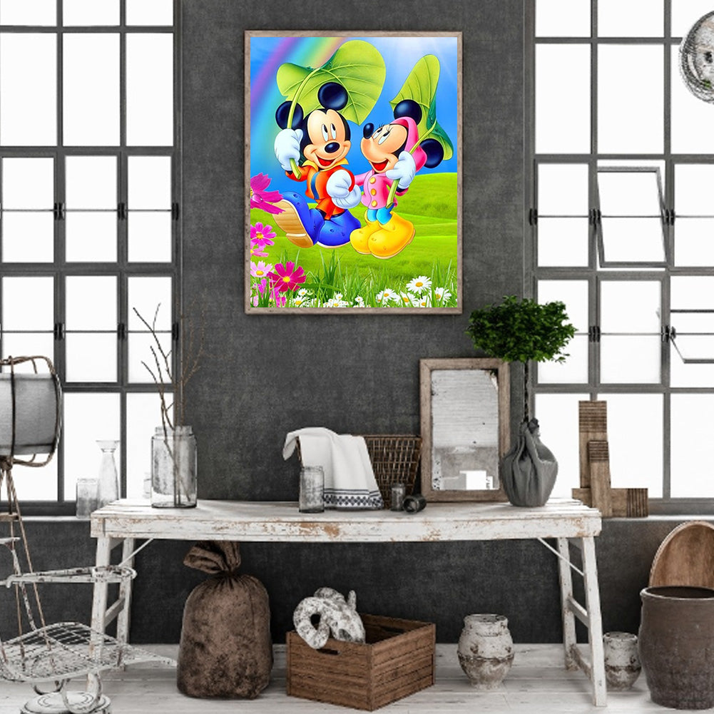 Mickey Mouse - Full Round Drill Diamond Painting 30*40CM