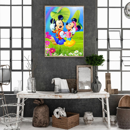 Mickey Mouse - Full Round Drill Diamond Painting 30*40CM