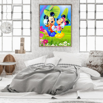 Mickey Mouse - Full Round Drill Diamond Painting 30*40CM