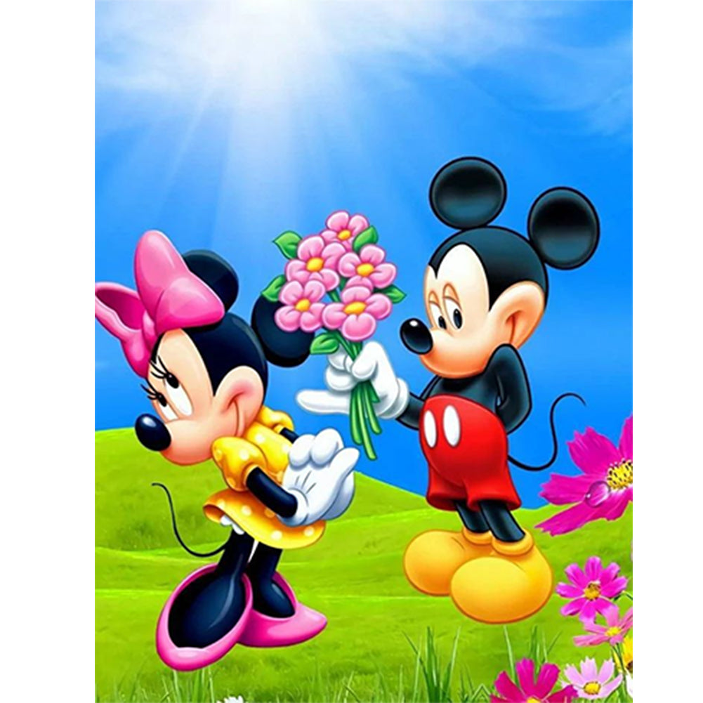 Mickey Mouse - Full Round Drill Diamond Painting 30*40CM