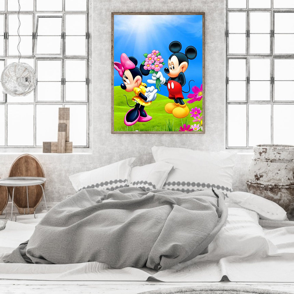 Mickey Mouse - Full Round Drill Diamond Painting 30*40CM