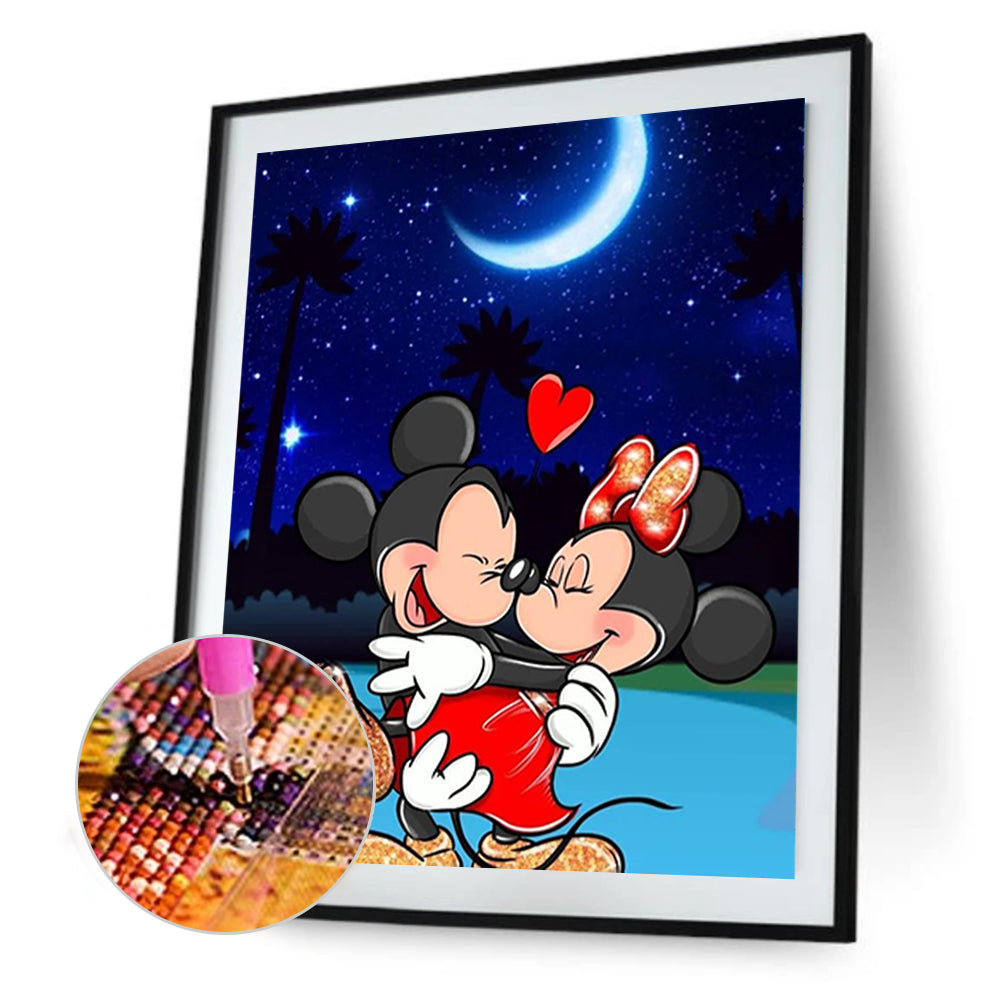 Mickey Mouse - Full Round Drill Diamond Painting 30*40CM