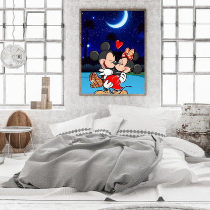 Mickey Mouse - Full Round Drill Diamond Painting 30*40CM