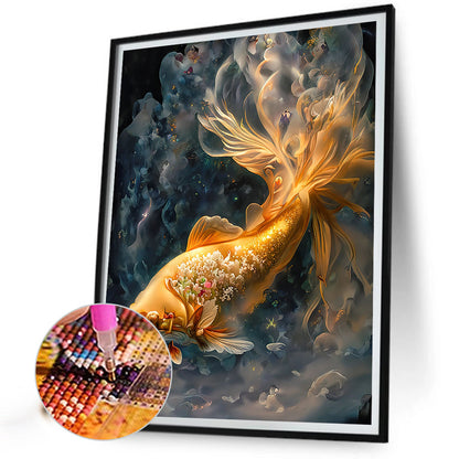 Mystery Goldfish - Full Round Drill Diamond Painting 30*40CM