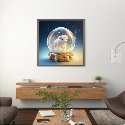Fantasy Cartoon Calf Crystal Ball - Full Round Drill Diamond Painting 30*30CM
