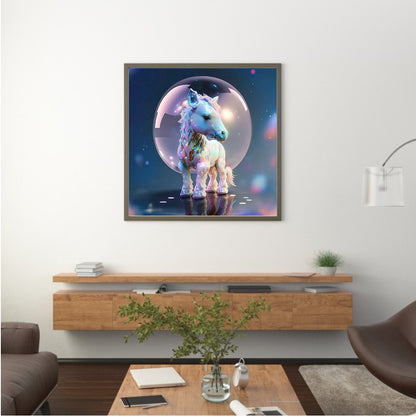 Fantasy Cartoon Pony Crystal Ball - Full Round Drill Diamond Painting 30*30CM