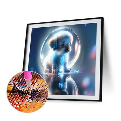 Dreamy Cartoon Puppy Crystal Ball - Full Round Drill Diamond Painting 30*30CM