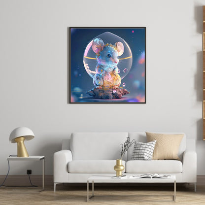 Fantasy Cartoon Mouse Crystal Ball - Full Round Drill Diamond Painting 30*30CM